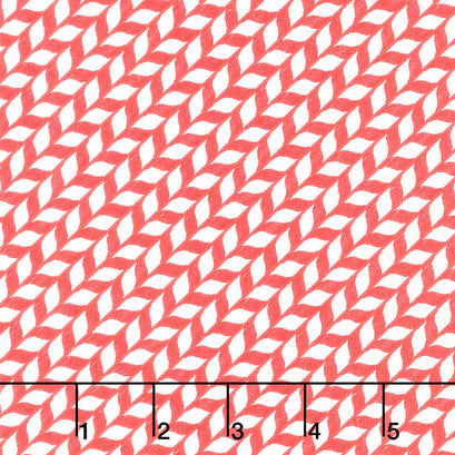 Frosty Merry-Mints - Peppermint Stripe Red Yardage