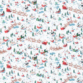 Twas - Dash Away White Yardage Primary Image