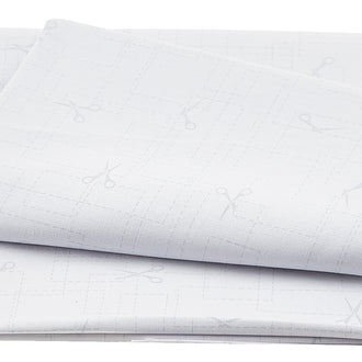 Spaced Out - Scissors Light Gray 2 Yard Cut
