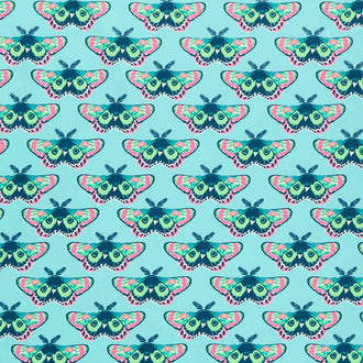 Firefly - Glow Moth Frost Metallic Yardage