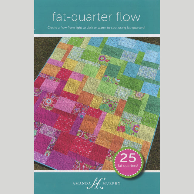 Fat-Quarter Flow Quilt Pattern Primary Image