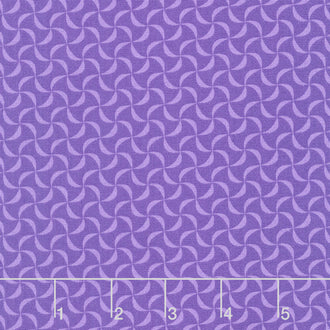 Polar Bear Attitude - Petite Pinwheels Purple Yardage