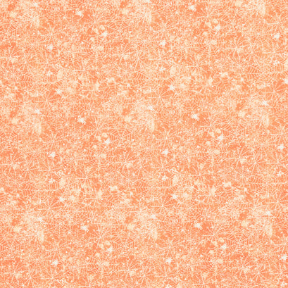 All Hallows Eve - Spider Web Orange Yardage