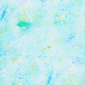 Color Wheel - Splatter Mint 108" Wide Backing Yardage