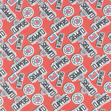 NBA - Los Angeles Clippers Sticker Toss Red Yardage Primary Image