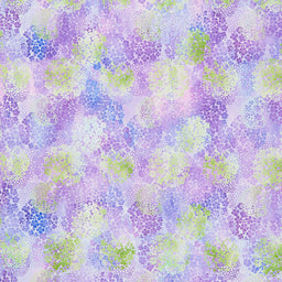Garden of Dreams II - Blooms Purple Yardage Primary Image
