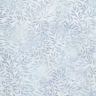 Artisan Batiks - Morning Mist Sprigs Coastal Fog Yardage