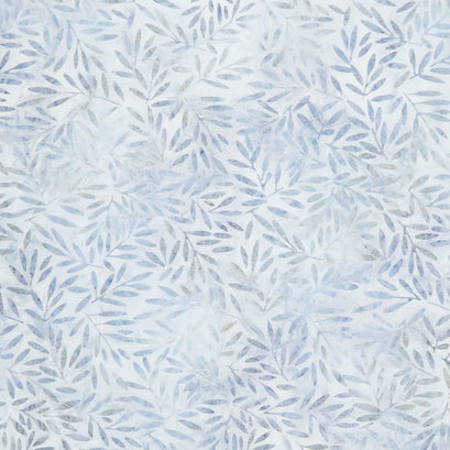 Artisan Batiks - Morning Mist Sprigs Coastal Fog Yardage