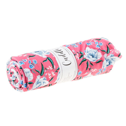 Cuddle® Digital Print - Fleur Pink 2 Yard Cut