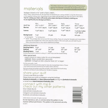 Berry Blossoms Table Runner Kit Alternative View #3