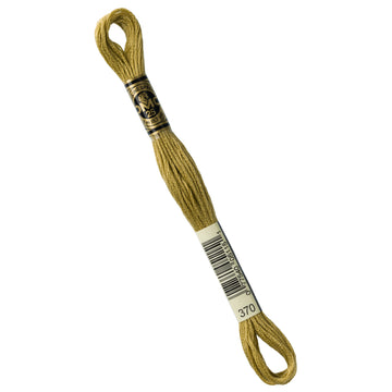 DMC Embroidery Floss - 370 Medium Mustard Primary Image