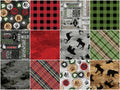 Cabin Welcome Flannel Fat Quarter Crystals