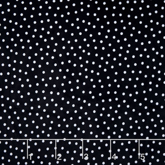Cuddle® Prints - Dot Black Yardage