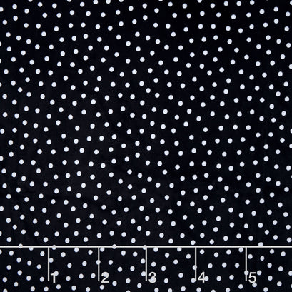 Cuddle® Prints - Dot Black Yardage