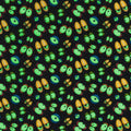 Monster'ocity - Glow in the DarkEyes Glow Black Yardage Alternative View #1