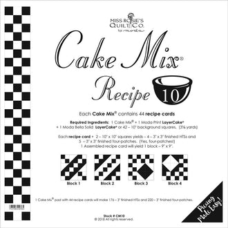 Cake Mix Recipe 10 by Miss Rosie's Quilt Co