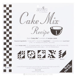 Cake Mix Recipe 1 by Miss Rosie's Quilt Co