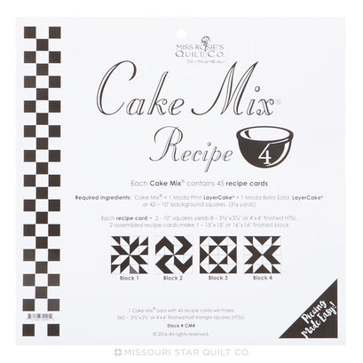 Cake Mix Recipe 4 by Miss Rosie's Quilt Co