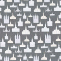Called to Serve - Temple Charcoal Metallic Yardage