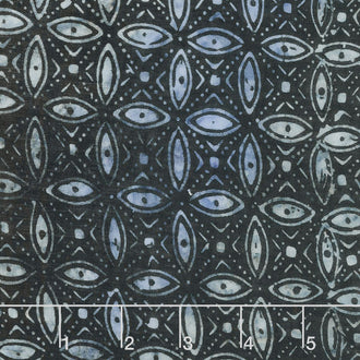 Calypso Rayon Batiks - Geometric Midnight Yardage