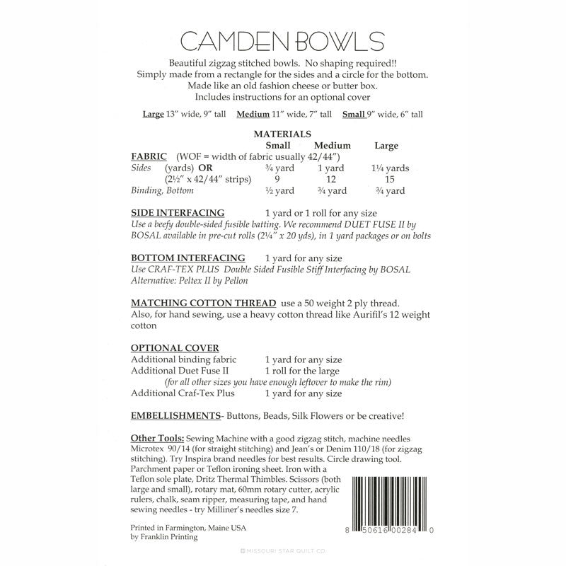 Camden Bowls Pattern