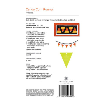 Candy Corn Runner by Missouri Star
