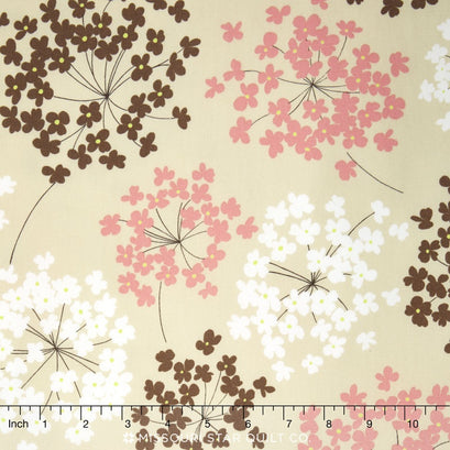 Canvas Prints 2 - Floral Spray Pink Yardage