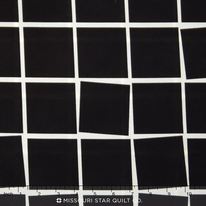 Canvas Prints 2 - Tilt Boxes Black Yardage