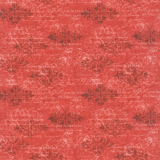 Cardinal Noel - Decorative Words Red Yardage