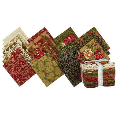 Cardinal Song Metallic Fat Quarter Bundle