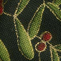 Cardinal Song Metallic - Mistletoe Ebony Yardage