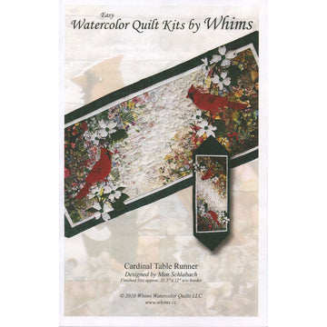 Cardinal Table Runner Watercolor Kit Alternative View #2