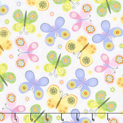 Carrot Patch - Butterflies Yardage