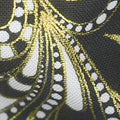 Cat-i-tude 2 - PurrFect Stripe Black Multi Metallic Yardage Alternative View #2