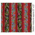 Cat-I-Tude Christmas - Cat-I-tude Stripe Multi Metallic Yardage