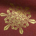 Cat-I-Tude Christmas - Playful Flakes Red Metallic Yardage