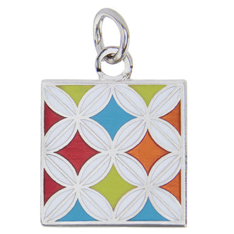 Cathedral Window Charm