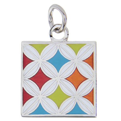 Cathedral Window Charm