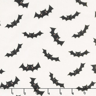 Cats, Bats and Jacks - Bats Cream Yardage