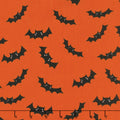 Cats, Bats and Jacks - Bats Orange Glow In The Dark Yardage