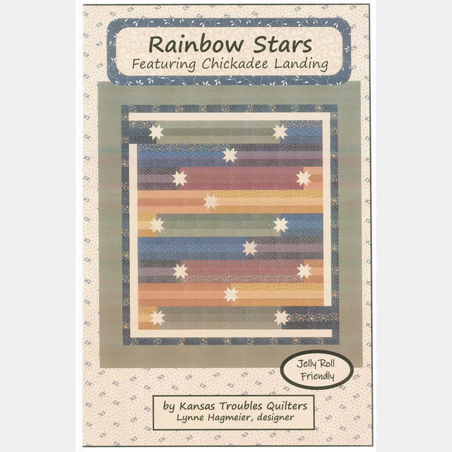 Rainbow Stars Quilt Pattern Primary Image