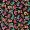Kindred Canines - Tossed Dogs Black Yardage Primary Image