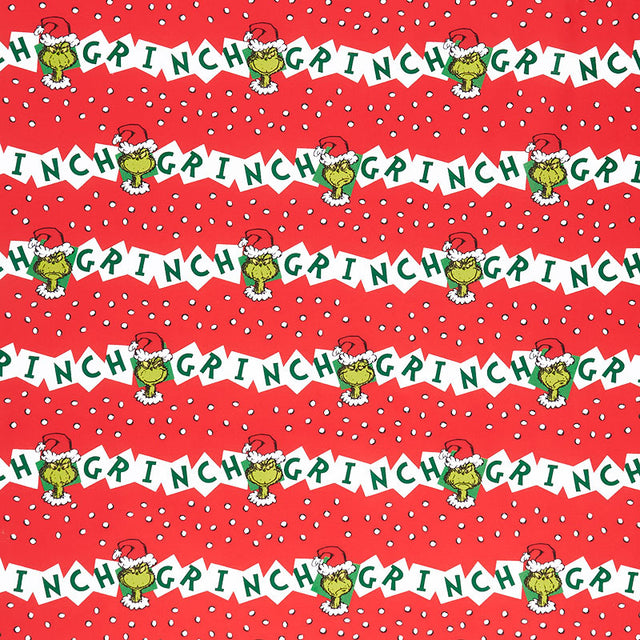 How the Grinch Stole Christmas - Grinch Stripe Holiday Yardage Primary Image