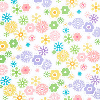 On the Bright Side - Flower Burst Sugar Yardage