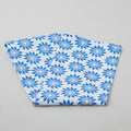 Tea Towel - Blue Flowers on White Primary Image
