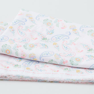 Dorothy Jean's Flower Garden - Paisley Pink 2 Yard Cut