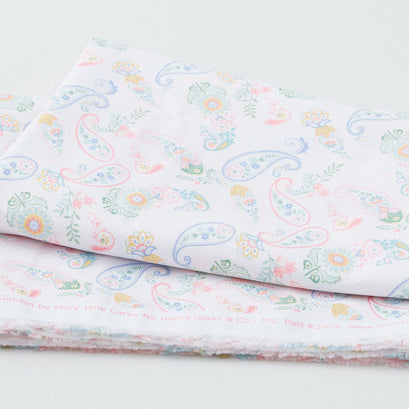 Dorothy Jean's Flower Garden - Paisley Pink 2 Yard Cut