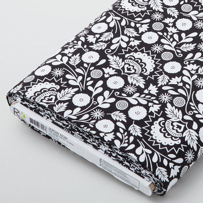 Jardin Noir - Jet Floral 10 Yard Bolt