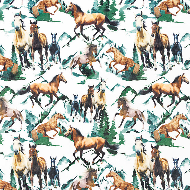 Cuddle® Prints - Wild Horse Basil Digitally Printed Yardage Primary Image