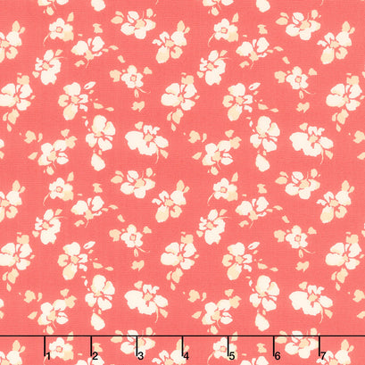 All is Well - Rising Blooms Red Yardage